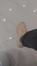 回力 Warrior 男鞋增高皮革拼接透气网面休闲鞋 户外耐磨徒步运动鞋 WXY(JS)-0561 浅咖 41 实拍图