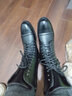 YDL.LAORT马靴 加绒秋冬 柳钉靴男士皮靴英伦高筒韩版潮流中筒机车 长靴子 铆钉冬款内增高版 41 实拍图