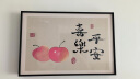 柳莺花燕免打孔电表箱装饰画现代简约客厅餐厅挂画电闸箱配电箱遮挡壁画 喜乐平安 60X40遮挡50X30表箱 上掀款 实拍图