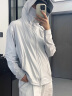 茉寻【昆凌同款】茉寻男女情侣防晒衣休闲新款夏季专业防紫外线防晒服 茶色 L 女（推荐体重80-120斤） 实拍图