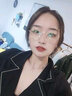 卡苏比近视眼镜男大框复古眼镜框架女配镜有度数防蓝光平光眼睛多边形 银黑 配 1.56非球面镜片 适配0-400度 实拍图