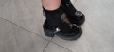 逸兰朵粗跟厚底玛丽珍女鞋法式单鞋女秋冬2025新款百搭jk鞋配裙子小皮鞋 黑色【升级款】 36 (230mm) 实拍图