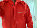 mont·bell 雨舞者冲锋衣男款户外超轻单层防风防水硬壳衣连帽外套 1128618 红色RD L 实拍图
