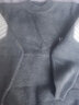 浪古 LAWKUL半高领毛衣冬款男保暖衣服打底非羊休闲毛衫绒衫秋冬季加绒针织衫 灰色 3XL 实拍图