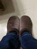 惠夫人棉拖鞋男厚底冬季韩版家居家情侣室内包跟防滑保暖冬天月子拖女 格子全包 粉红 40-41 (适合39-40码穿) 实拍图