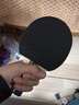 银河7050#迷你小底板 小乒乓球拍 签字板签名板 纯木口袋乒乓球拍 7050迷你底板+大力神蓝套/粘拍 实拍图