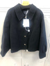 独束大码女装全羊毛复古毛呢套装女冬季新款胖mm短款双面呢外套 黑色外套 2XL 实拍图