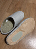 邦有道棉拖鞋静音无声木地板专用四季软底软布底女家居用室内男秋冬季 咖啡色 36-37 S(适合35-36) 实拍图