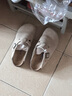 东园物作软木拖鞋真皮休闲日系时尚百搭外穿防滑情侣款Boston半包勃肯鞋 沙色 40 正码 实拍图
