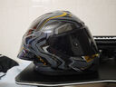 摩雷士（MOTORAX）R50S PRO摩托车头盔男女四季百花齐放全盔大尾翼冬季保暖3c认证 MOTO-TRON联名款GOLD【透明+送彩片】 XL【建议60-61CM】 实拍图