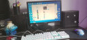 惠普（HP）GK400F机械键盘 办公电竞游戏专用有线 台式机笔记本电脑 【银色冰蓝光】青轴 USB 晒单实拍图