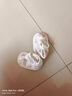 拉夏莉亚新生儿手工鞋宝宝步前鞋外出婴儿鞋子软底袜鞋0-3-6-12月棉鞋学步 实拍图