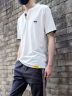 吉普（JEEP）短袖T恤男夏季休闲短袖男士V领上衣打底衫男装 白色 XL  晒单实拍图
