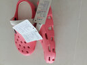 回力 Warrior 凉拖休闲情侣款拖鞋透气户外百搭包头沙滩鞋透气轻便洞洞鞋 049 红色 38 实拍图
