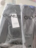 GLM华夫格短袖男款夏季宽松大码重磅白色五分袖简约百搭圆领男士t恤 实拍图