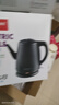 金灶（KAMJOVE）电水壶1.7L 大容量304不锈钢 电热水壶烧水壶家用简约黑色 1.7L 实拍图