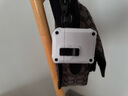创思米AirPods二代保护套防摔机甲壳airpods1/2苹果无线蓝牙耳机套防丢智能开盖卡扣式带挂钩 白色 实拍图