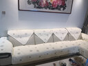 益丽丝（yilisi） 四季沙发垫套装布艺实木沙发坐垫子欧式双面全棉可水洗定制 蒲公英-米白 90*70cm单片 实拍图