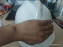 星工（XINGGONG）工地安全帽玻璃钢V型监理电力建筑工程防砸头盔劳保头盔 免费印字 白色 实拍图