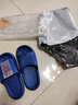 华美健步抑菌亲子凉拖鞋软底居家用浴室内户外不易滑男HM9018藏青色40-41 实拍图
