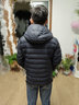 坦博尔轻薄羽绒服男秋冬时尚保暖宽松连帽短款防寒外套TF236209 夜影蓝 L (170/88A) 实拍图