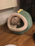 憨憨宠 猫窝 冬季封闭式狗窝小型犬猫床猫舍猫睡袋猫咪宠物用品 小恐龙大号【15斤猫咪10斤狗狗】 实拍图
