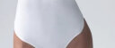 ubras【莫代尔】高弹织带内裤女士抑菌舒适中腰三角裤柔软无痕(3条装) 黑色+瓷月几色+白色 S 实拍图