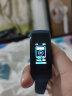 松米（SONGMI） 智能手环血压心率睡眠监测男女运动计步器情侣多功能防水手环适用华为OV小米苹果 紫色硅胶款 实拍图