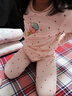 浪莎儿童内衣女童秋衣秋裤纯棉抑菌青少年学生宝宝秋冬保暖睡衣套装 实拍图