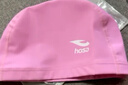 浩沙（hosa）泳帽 男女通用成人布艺pu涂层防水游泳帽 高弹不勒头长发护耳 实拍图