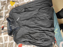 守约贤者秋季薄款男士长袖t恤男装翻领新款体恤纯色中青年大码打底衫中年 1182深灰 3XL建议体重190-210斤 实拍图