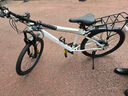 凤凰（Phoenix） 上海凤凰山地自行车成人男士女式学生变速宽胎越野赛车公路单车 铝架辐条轮白【省力全轴承】 24寸27速【参考:138-168cm】 实拍图