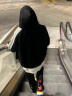衣然呈品微喇牛仔裤男士春夏季高街复古vibe修身直筒弯刀加厚休闲长裤子男 黑色 XL【建议120-140斤】 实拍图