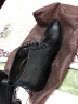 VQGT夏季英伦高帮皮鞋尖头男士靴子加绒男靴短靴男马丁靴系带 黑色 单层 偏大一码 40 晒单实拍图