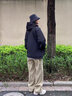 杉努冬季外套男士加厚冲锋棉衣服美式潮牌男装秋冬款痞帅男生连帽夹克 8745黑色 L(推荐120-145斤) 实拍图