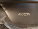 箭牌（ARROW）水槽单槽厨房304不锈钢洗菜盆一体洗碗水池台下盆耐刮压纹大单槽 聚宝盆款70x48cm+枪灰抽拉龙头 实拍图