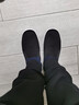 布舍元 传统千层底布鞋男休闲爸爸鞋透气防滑老人一脚蹬老北京布鞋男 黑底 7707 42 实拍图
