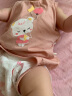 贝乐咿婴儿衣服短袖连体衣夏季薄款男女新生儿纯棉无骨a类宝宝空调服 5228罗马天空+5227动物乐园 90cm 实拍图