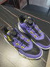 361°童鞋儿童运动鞋四季青少年实战训练耐磨旋钮扣篮球鞋 紫40 实拍图