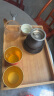 GIANXI 茶盘果盘家用日式托盘放茶杯盘子茶水木托盘点心烧烤盘坚果盘 晒单实拍图