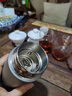 溪谷纯钛保温杯男女商务水杯定制刻字钛合金水杯带滤网泡茶杯 数显【磨砂】 400ml 实拍图
