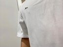 GXG男装 龚俊心选 夏季新款重磅系列精致小字母绣花圆领短袖T恤 黑色 M 实拍图
