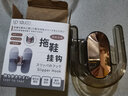 家の物语（KATEI STORY）日本浴室拖鞋架门后挂架免打孔卫生间置物架厕所挂钩架子收纳神器 拖鞋挂钩透明咖*1个装 8.3cm 实拍图