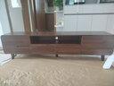 美佳朗电视柜客厅家用落地简约现代茶几组合小户型实木柜脚新款电视机柜 1.8米电视柜【全胡桃色】 组装 实拍图