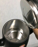 金灶（KAMJOVE）电热水壶烧水壶304不锈钢家用自动断电长壶嘴电水壶开电茶壶T-63B 【全钢壶体】曜石黑 1.2L 实拍图