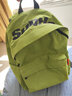 Subtle双肩包男士女背包时尚休闲大容量书包旅行户外高大学生电脑包防泼 松绿色 实拍图