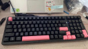 黑爵（AJAZZ）AK992有线机械键盘 Gasket结构  拼色键帽 单色背光 电竞游戏笔记本 黑糖 茶轴 实拍图