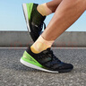 adidas ADIZERO BOSTON 9超轻马拉松boost专业竞训跑鞋男阿迪达斯 黑色/绿色/银金属   40.5 实拍图