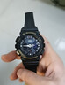 PENC IWATCH适配卡西欧黑金手表GA110/120表带g-shock 700冰韧透明替换原装GD 亮面黑-原版表带金扣-钢化膜2片 实拍图