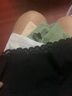 猫人（MiiOW）女士内裤女石墨烯抗菌纯 棉底档冰丝款无痕裸感三角内裤短裤衩女  黑色+绿色+肤色 3条 L 建议105-125斤 实拍图